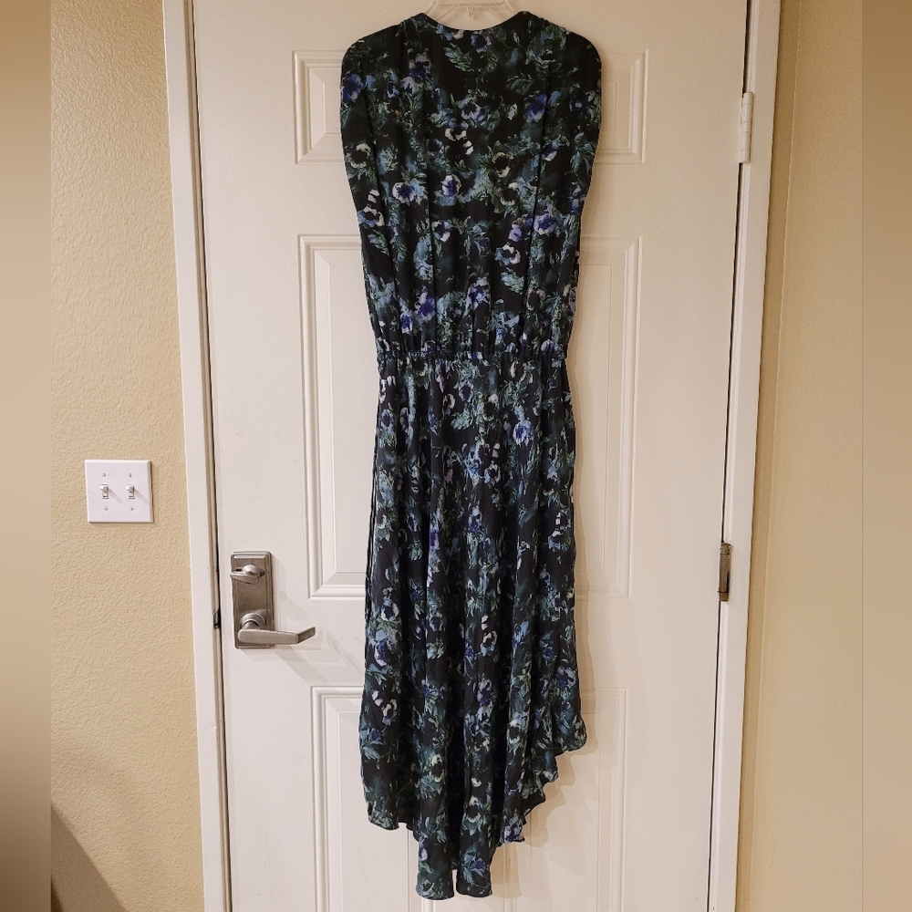 Haute Hippie Tangled Up In Blue High Low Maxi Dress - Picture 6 of 9